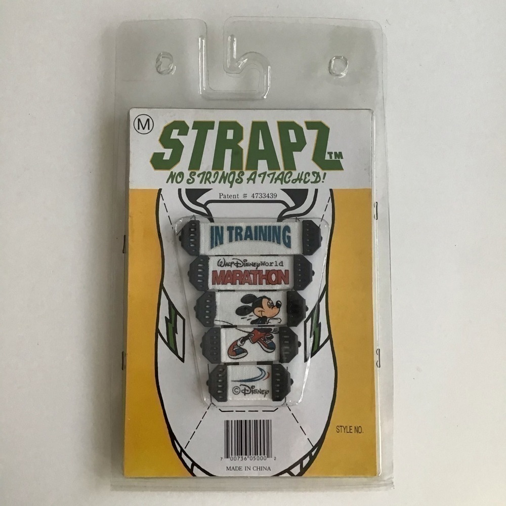 LAST 1! Disney Marathon Shoelaces Strapz No String SET OF 10 ADULT Medium NEW - Picture 4 of 12